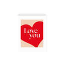 Sleeve - Housse crème à mains I Love You